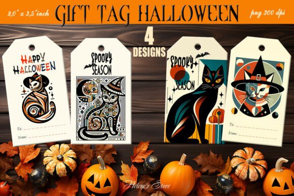 Download Halloween Gift Tags Printable Designs - Design Collection