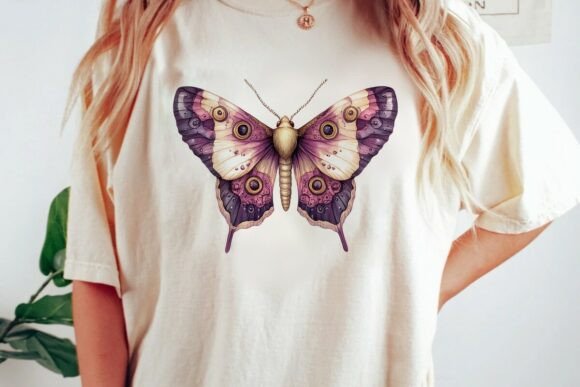 Download 3126_moth_with_romantic_patterns_on_wing - Moth Collection