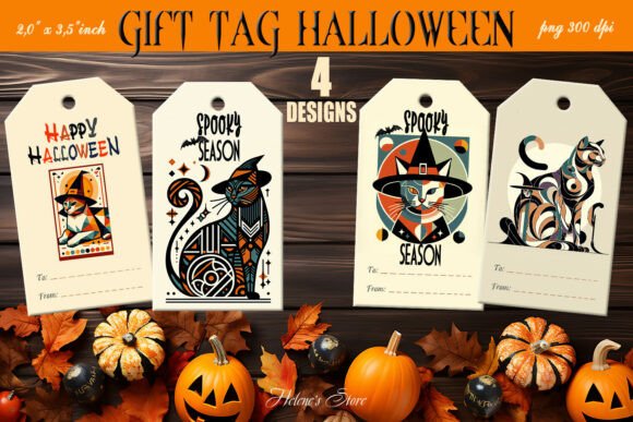 Download Halloween Gift Tags Printable Designs - Design Collection