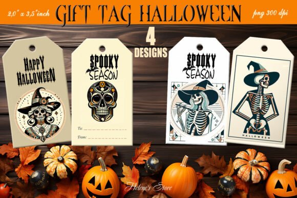 Download Halloween Gift Tags Printable Designs - Design Collection