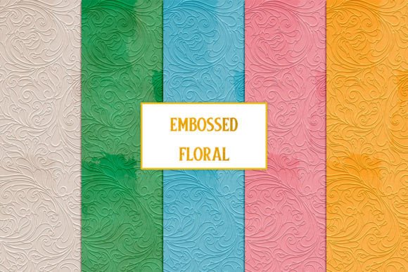 Download Embossed Floral Textures - Floral textures Collection