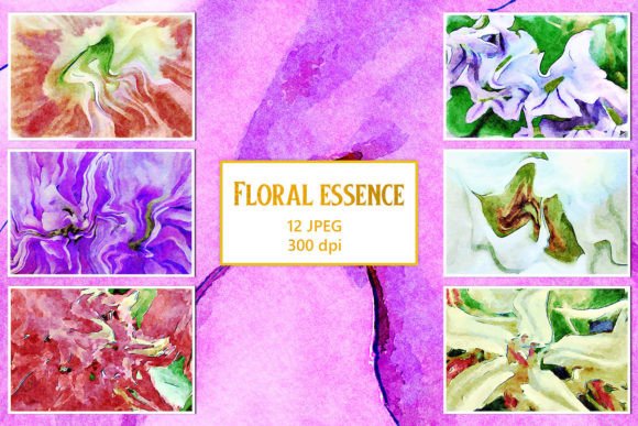 Download Watercolor Floral Textures - Floral textures Collection