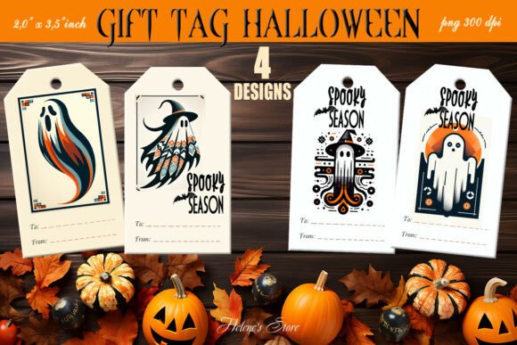 Download Halloween Gift Tags Printable Designs - Design Collection