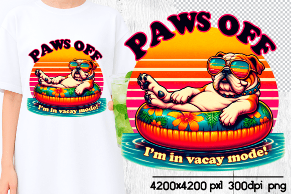 Download Funny Summer Dog Retro T-Shirt Design - Design Collection