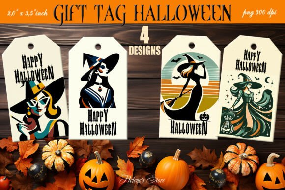 Download Halloween Gift Tags Printable Designs - Design Collection