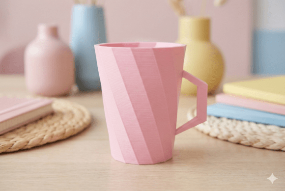 Download Modern Geometric Twist Mug Design - Design Collection