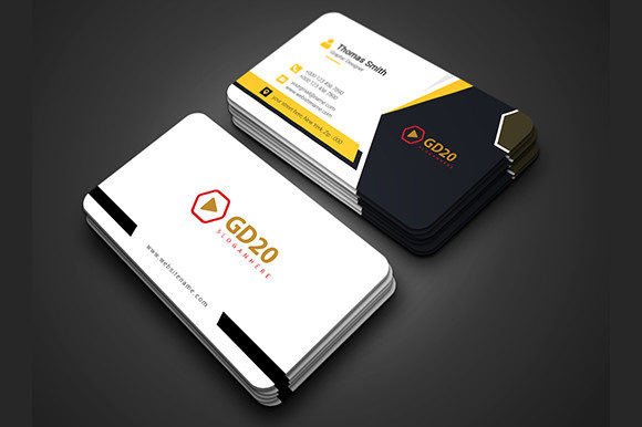 Download Printable Business Card Design Template - Card Collection