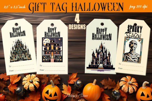 Download Halloween Gift Tags Printable Designs - Design Collection
