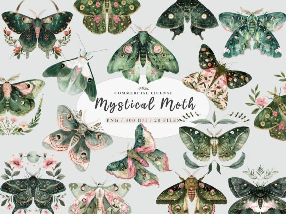 Download Magic Moth Clipart, Mystical Moth Png - Moth Collection
