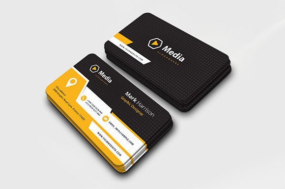 Download Printable Business Card Design Template - Card Collection